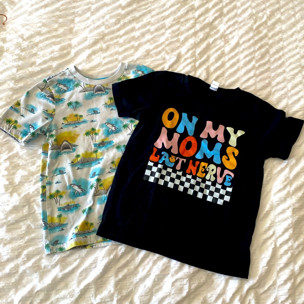 (3/$20) Graphic T-Shirts Set - Tropical and Fun Design